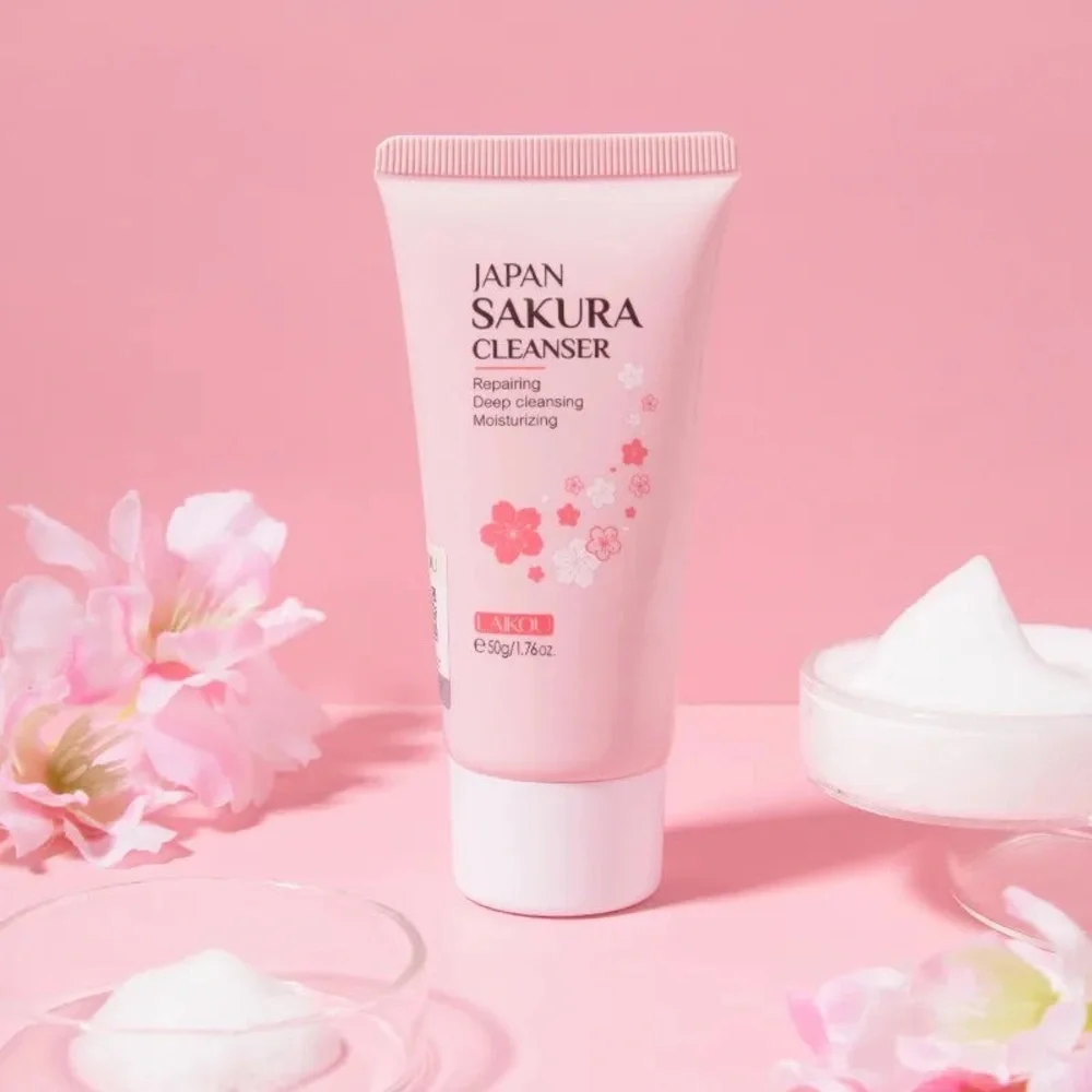 LAIKOU Japan Sakura Cleanser -Gentle Facial Cleanser- Deep clean skin care
